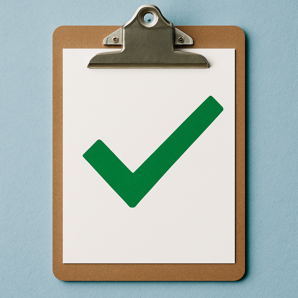 Safety Check Clipboard